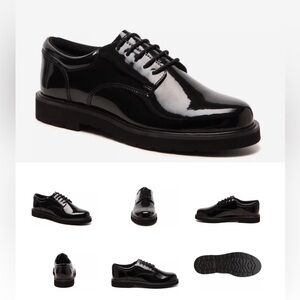 Bates High Gloss Oxford Work Shoes Size 8 (Women’s)